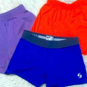 Bundle of 3 pair soffe girls shorts